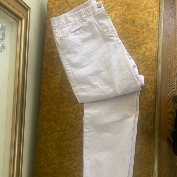 DKNY pale pink straight leg jeans size 14 - Picture 3 of 8